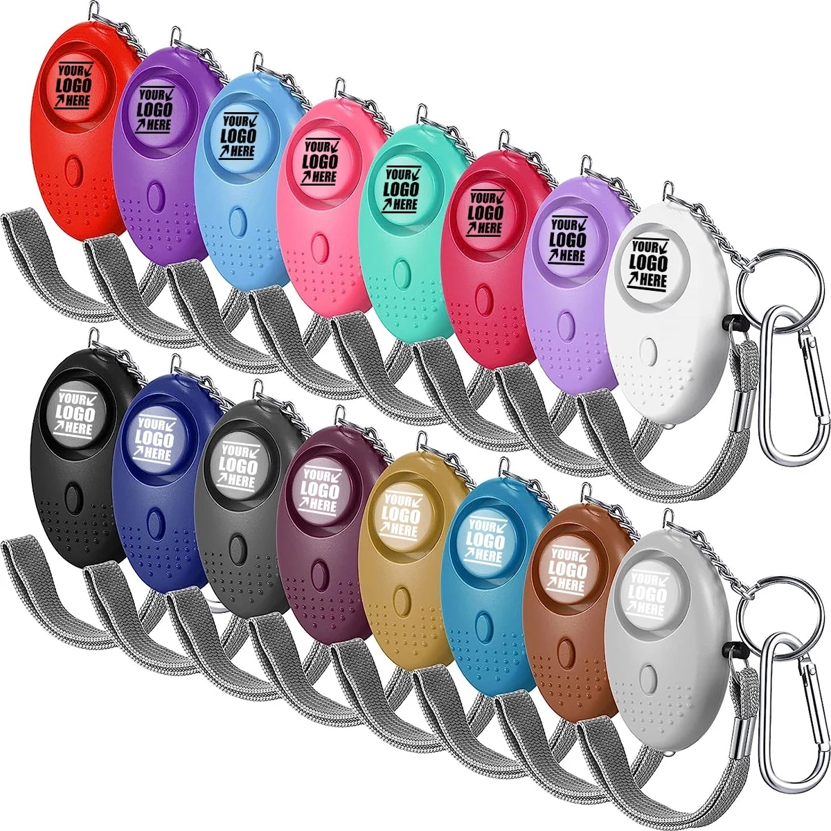 Custom LED Light Emergency Self-Defense Alarm Keychain 1
