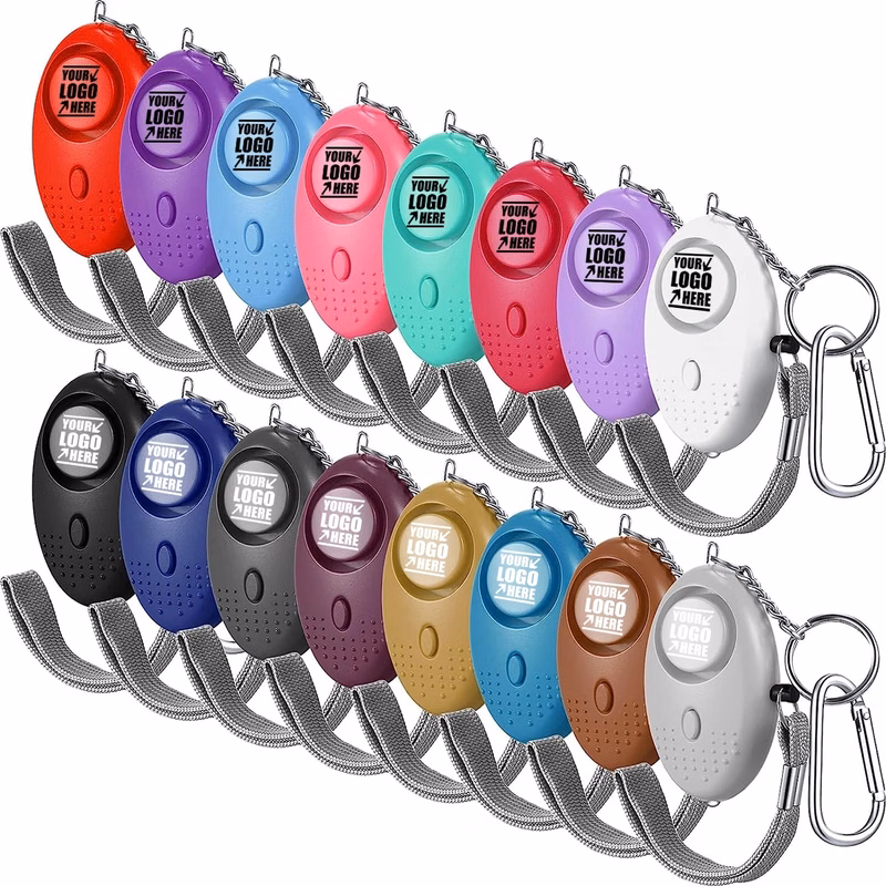 Custom LED Light Emergency Self-Defense  Alarm Keychain