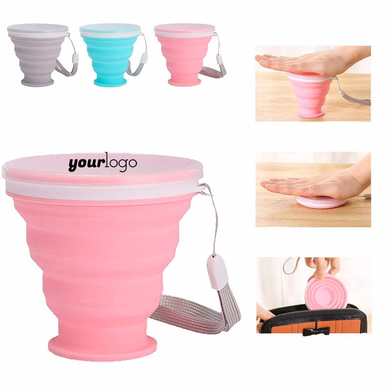 Compact Collapsible Silicone Cup For Travel