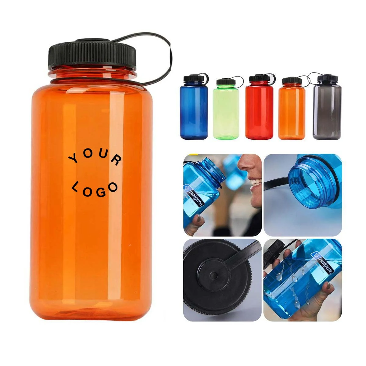 32oz Outdoor Sports Water Bottle with Wide Mouth 1
