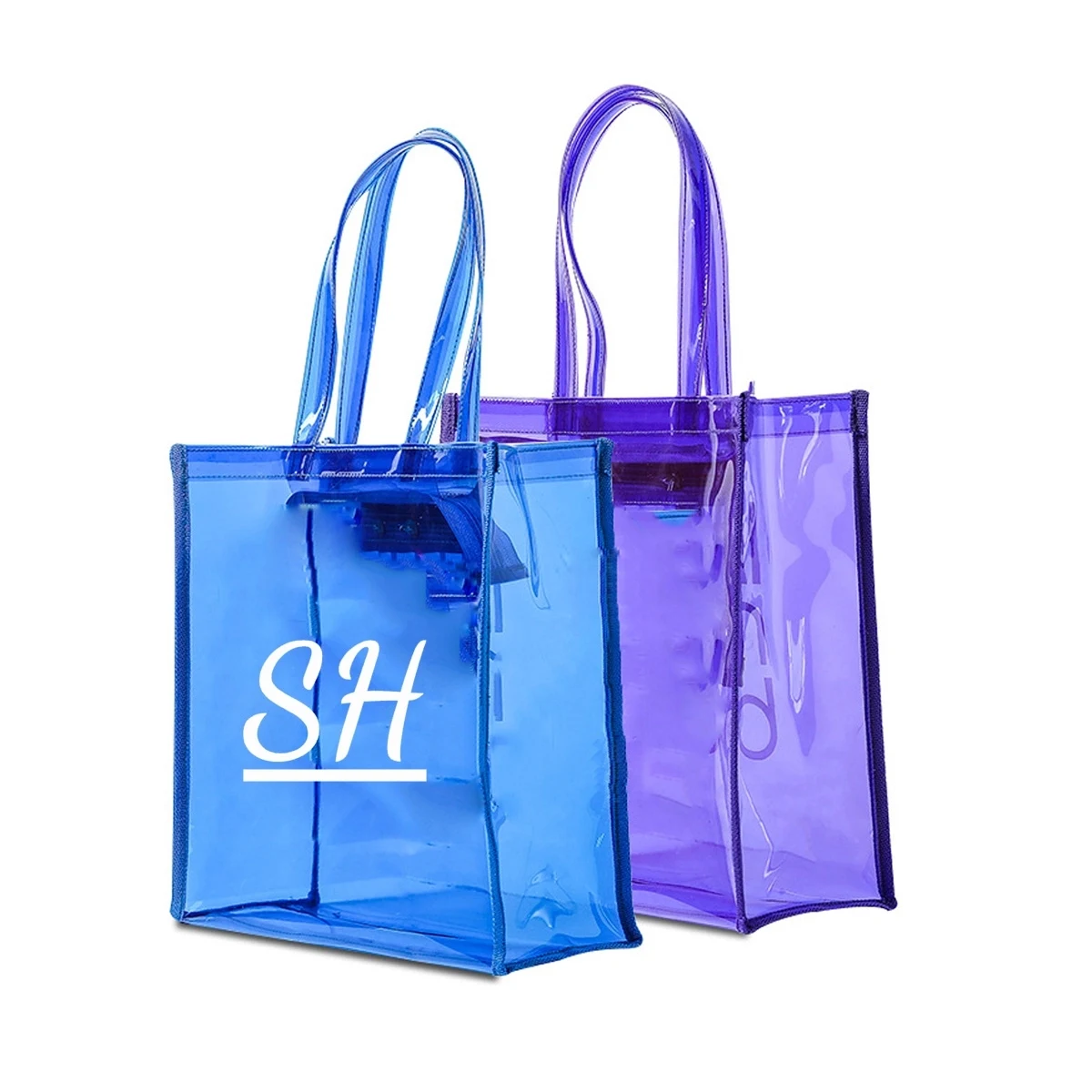 Clear Pvc Jelly Tote Bag 1