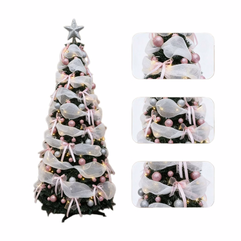 No?Assembly Foldable Retractable Christmas Tree