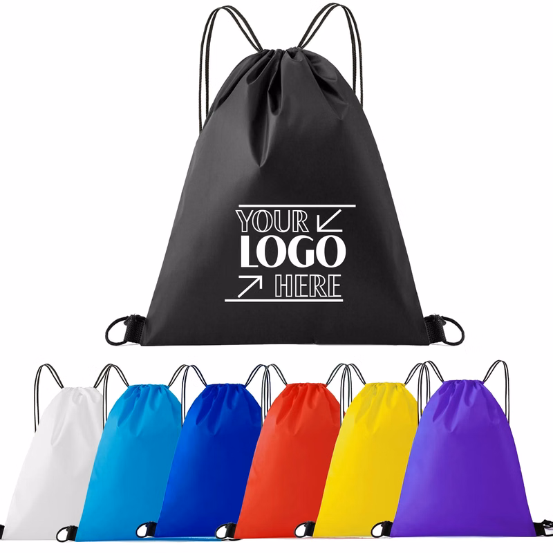 Multi-colored Sports Drawstring Bag