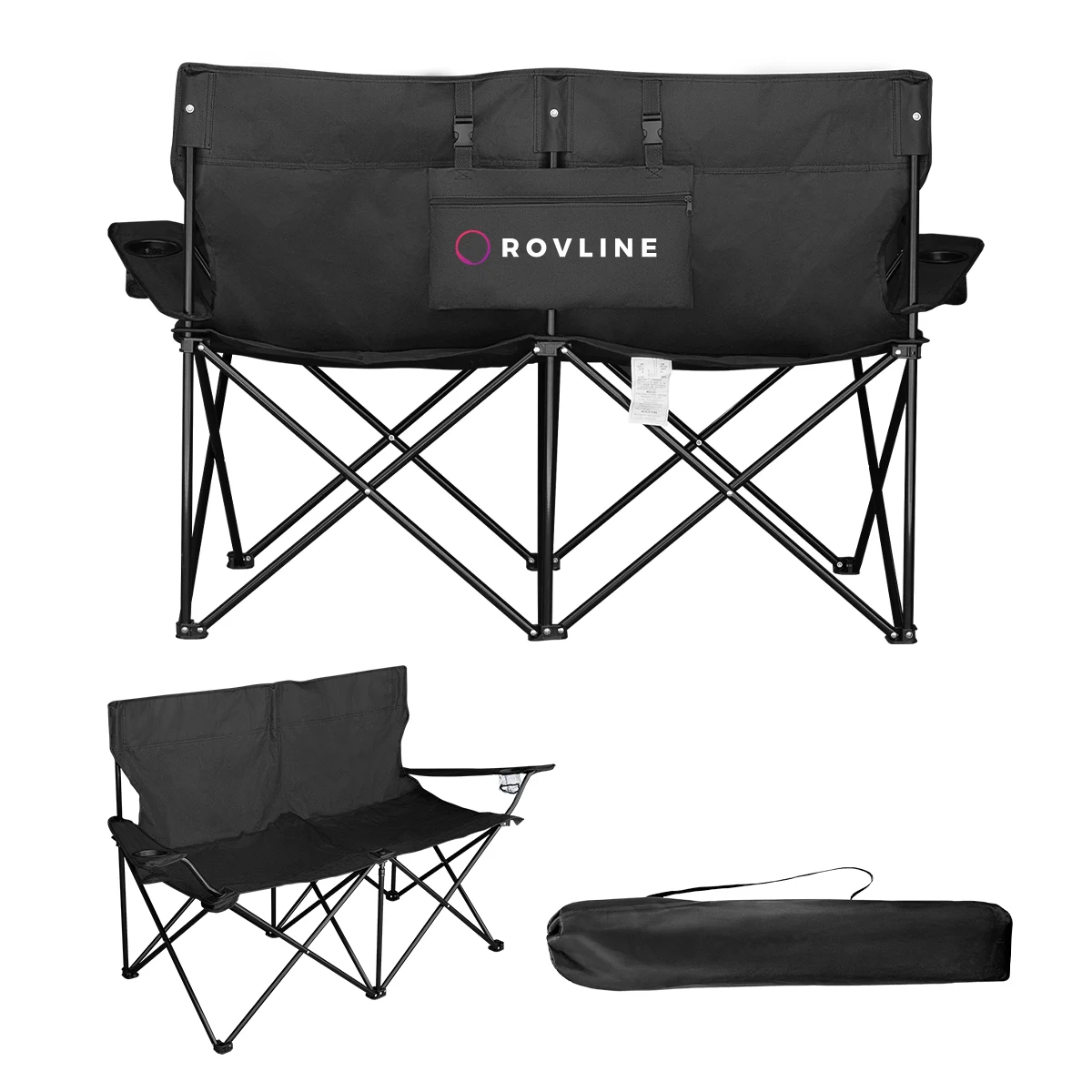 Double Take Folding Chair For Two 1