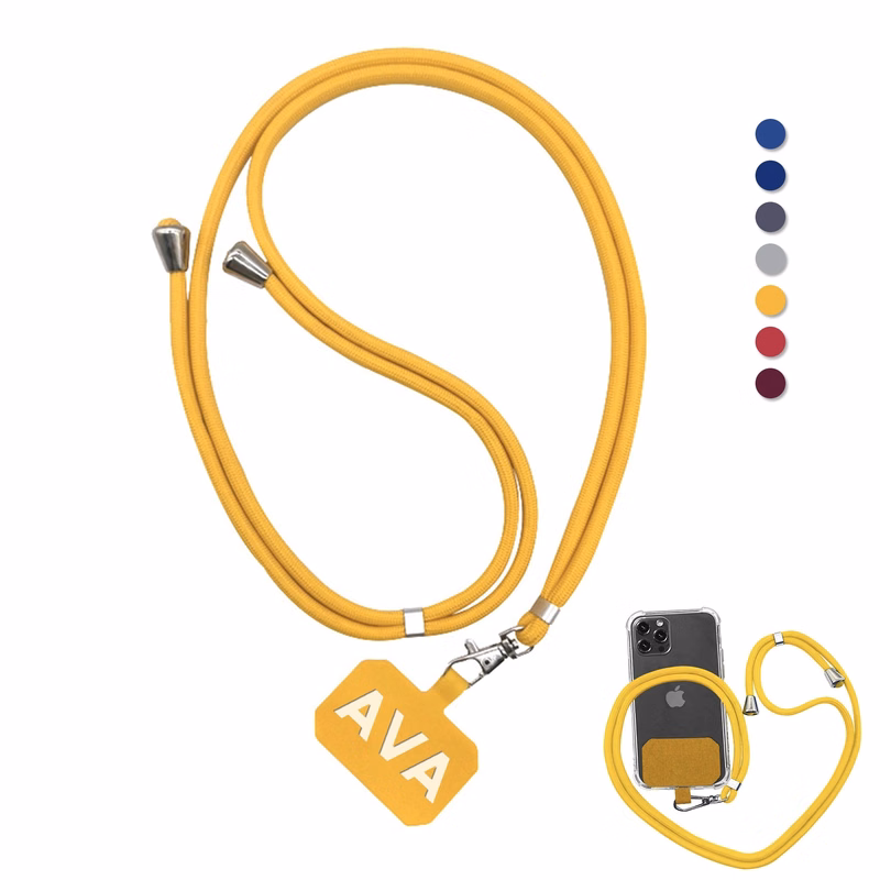Mobile Phone Lanyard with Fixed Card