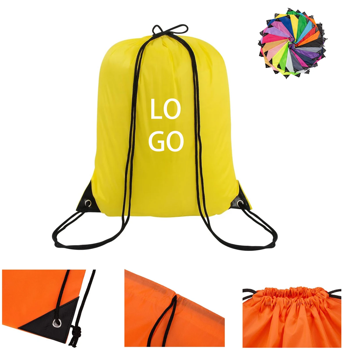 Gym Sport Drawstring Backpack 1
