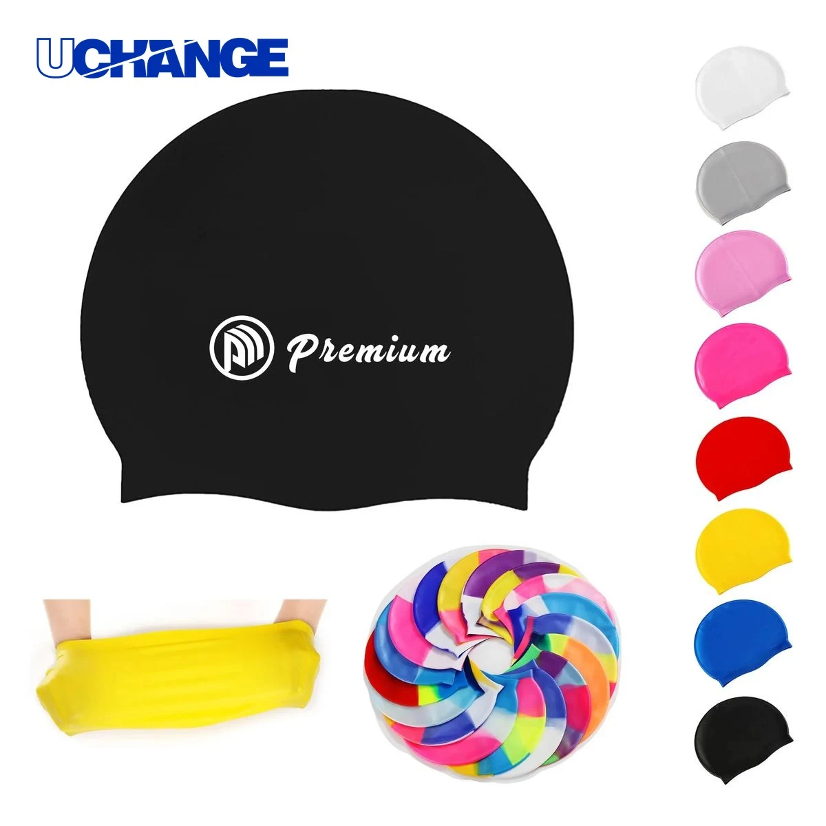 Latex Swimming Cap 1