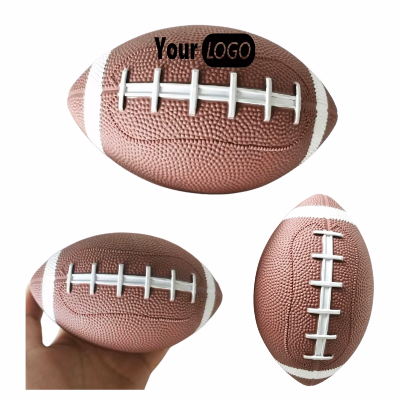 Personalized Custom Red Brown Football