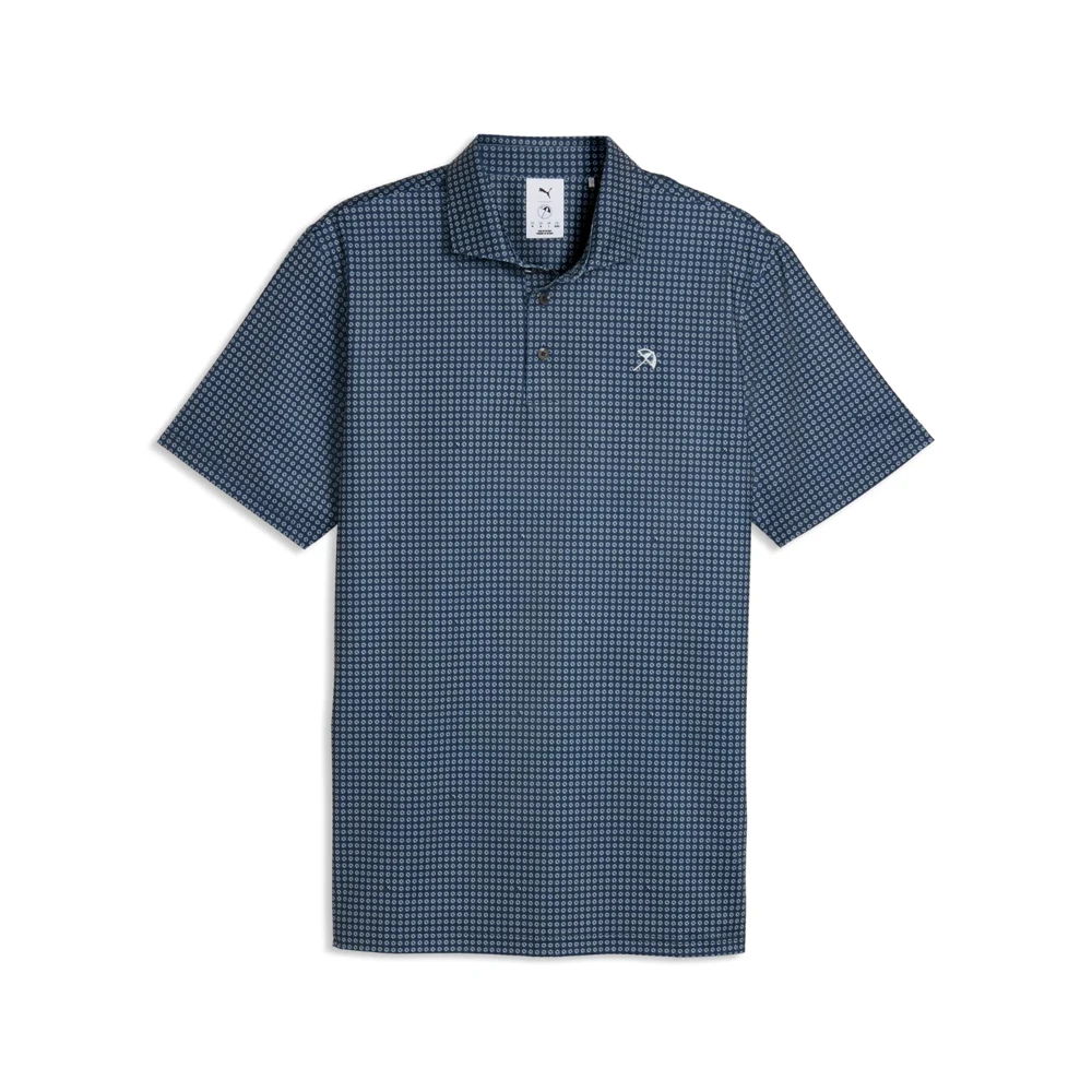 PUMA® Men's AP MATTR Geo Moisture Wicking Golf Polo Shirt 1