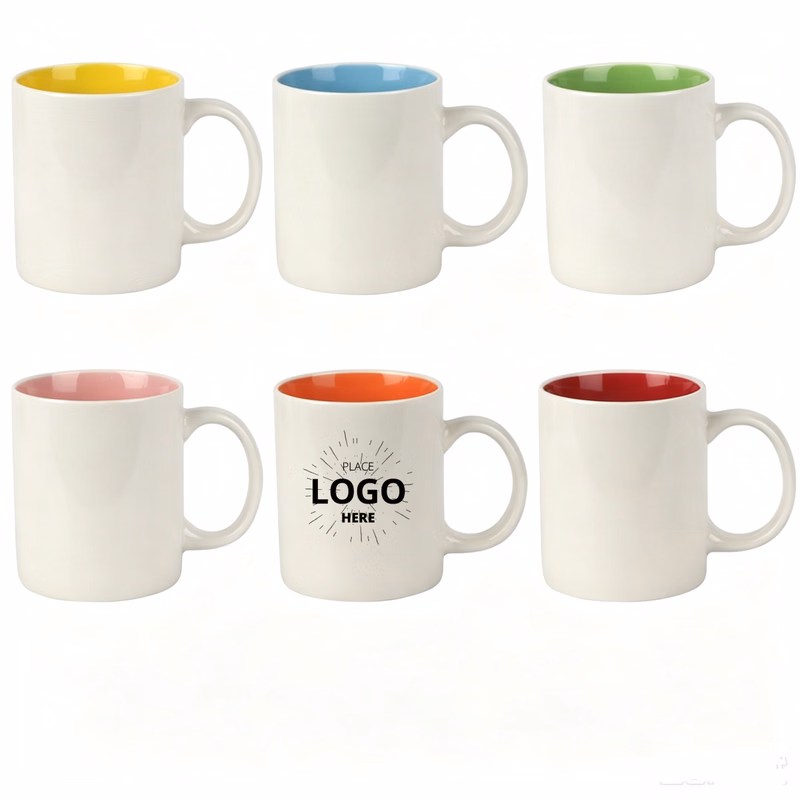 Sublimation Blank White Ceramic Tea Mug For Custom Logo