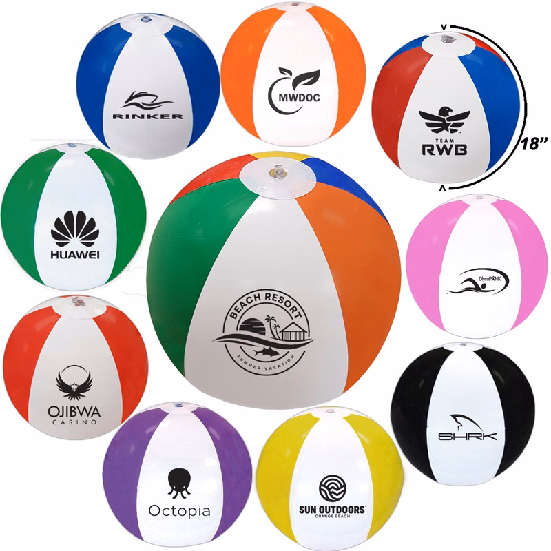 16" Large Delightful Inflatable Beach Ball