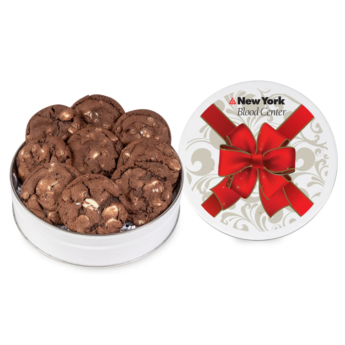 Fresh Beginnings Chocolate Double Chip Cookie Tin (Small) 1