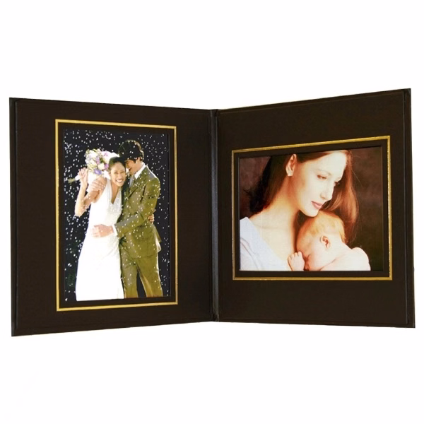 5" x 7" Superior Double Photo Certificate Frame Book Style