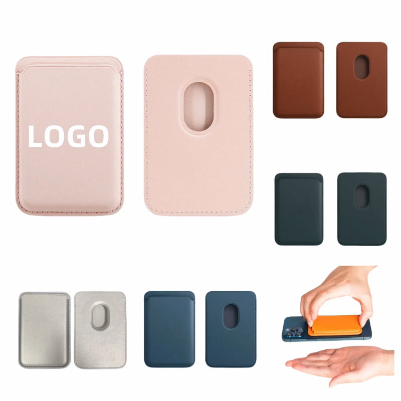 Magnetic PU Leather Card Holder