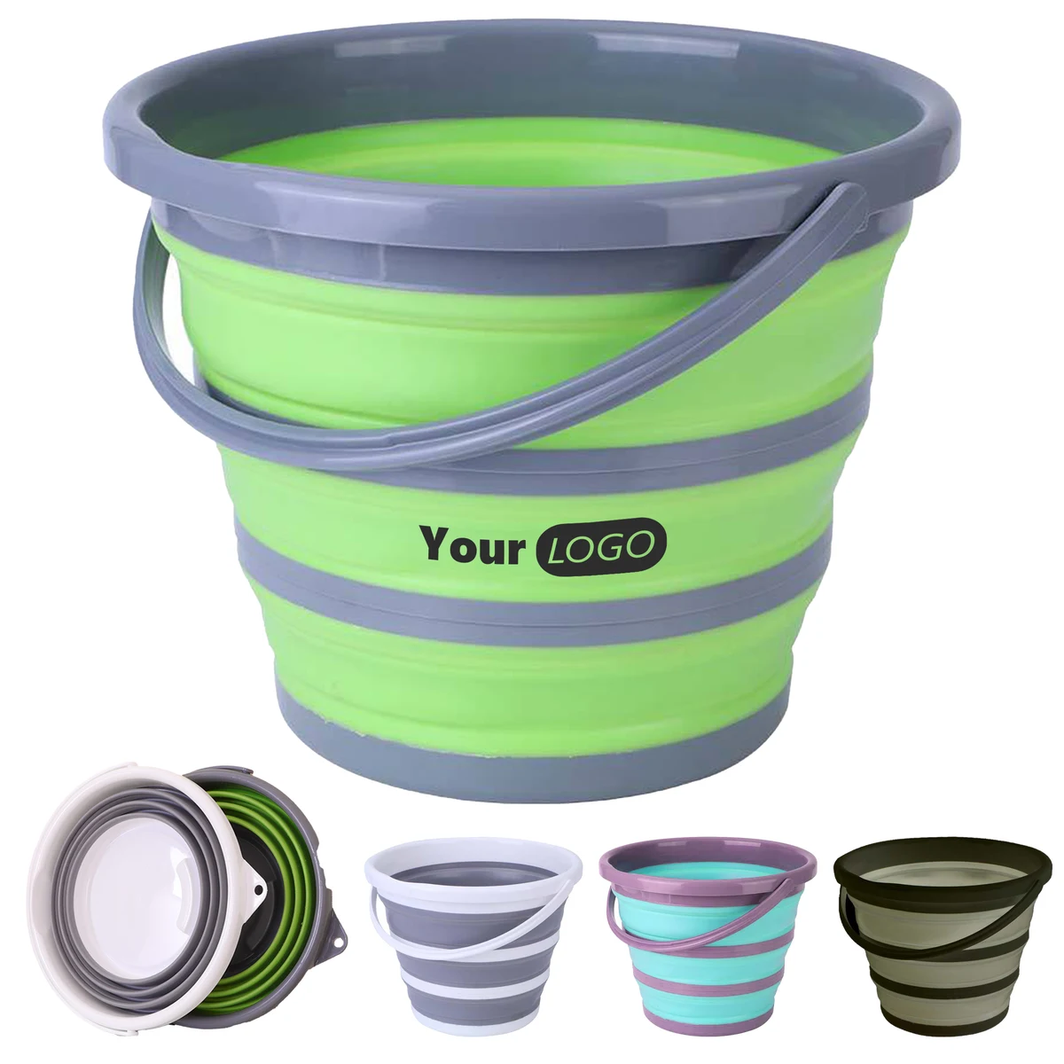 Plastic Outdoor Camping Folding Bucket 1