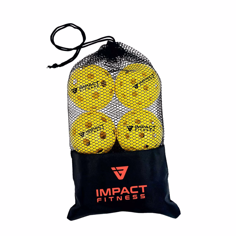 Indoor/Outdoor Pickleball Plus Balls (Imprinted Mesh Case)
