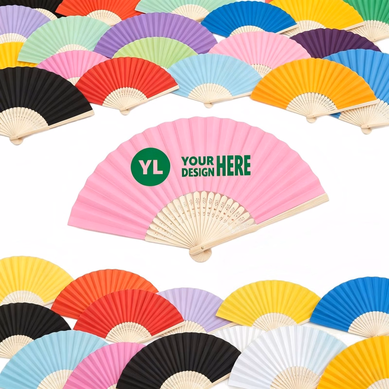 8 inch Portable Folding Paper Fan