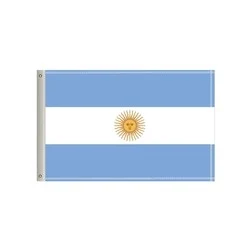 National Flag, Argentina, Single-Sided - 60"W x 36"H 1