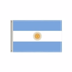National Flag, Argentina, Single-Sided - 60"W x 36"H