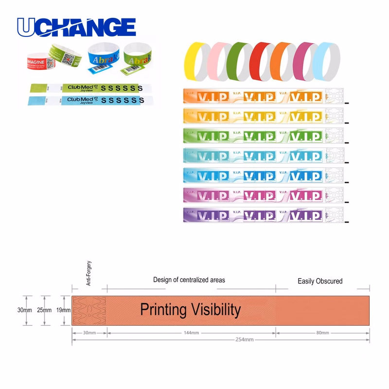 Printed Premium Tyvek Wristband