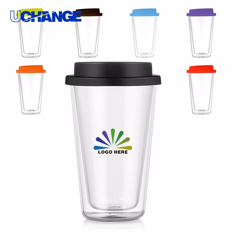 Double-Walled Glass Cup Container (12OZ)