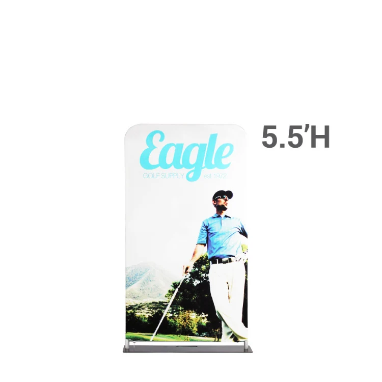 Tube-style Banner 3ft. Base x 5.5ft. Double Sided 1