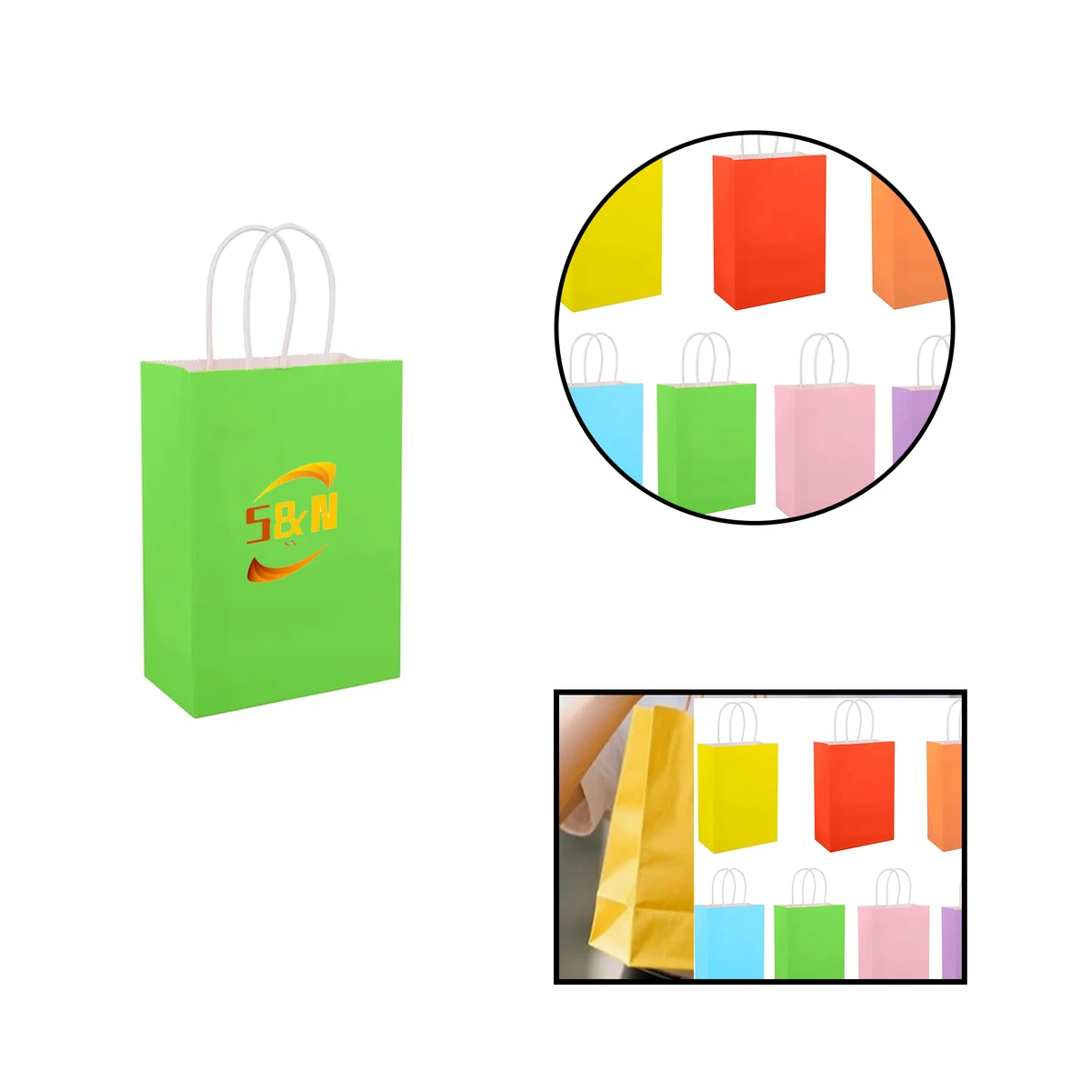 5.9" x 8.3" Paper Gift Bag 1