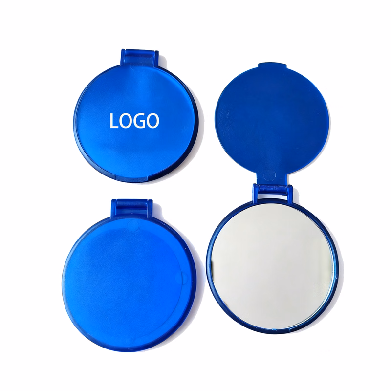 Pocket Size Transparent Round Mirror