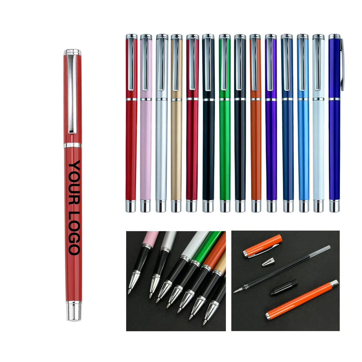 Durable Metal Gel Pen With 0.5mm Tip 1
