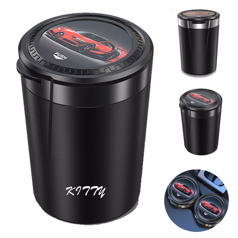 Car Ashtray with Metal Liner