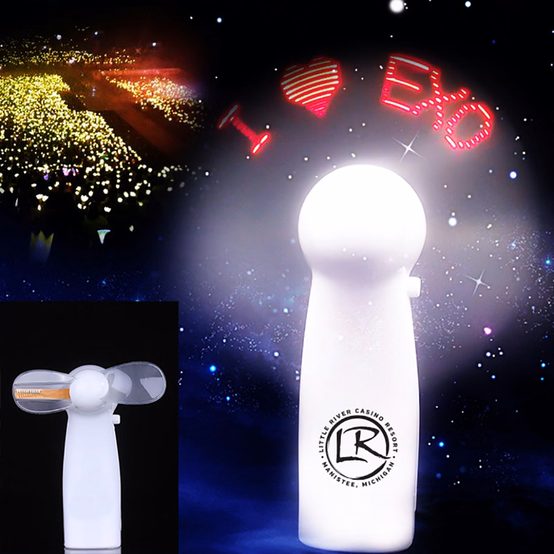 Customized LED Message Portable USB Mini Fan