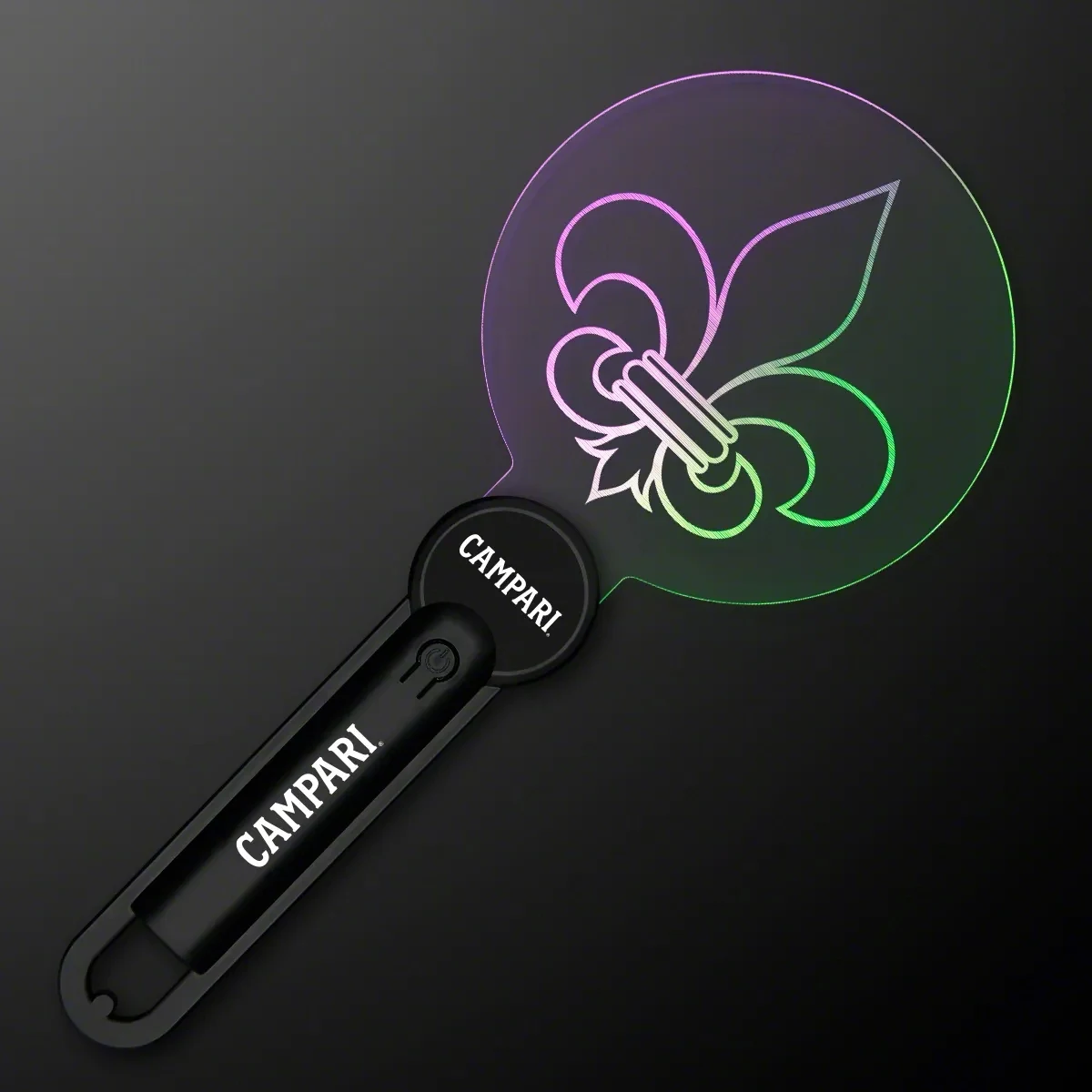 Fleur de Lis Mardi Gras LED Light Wand 1