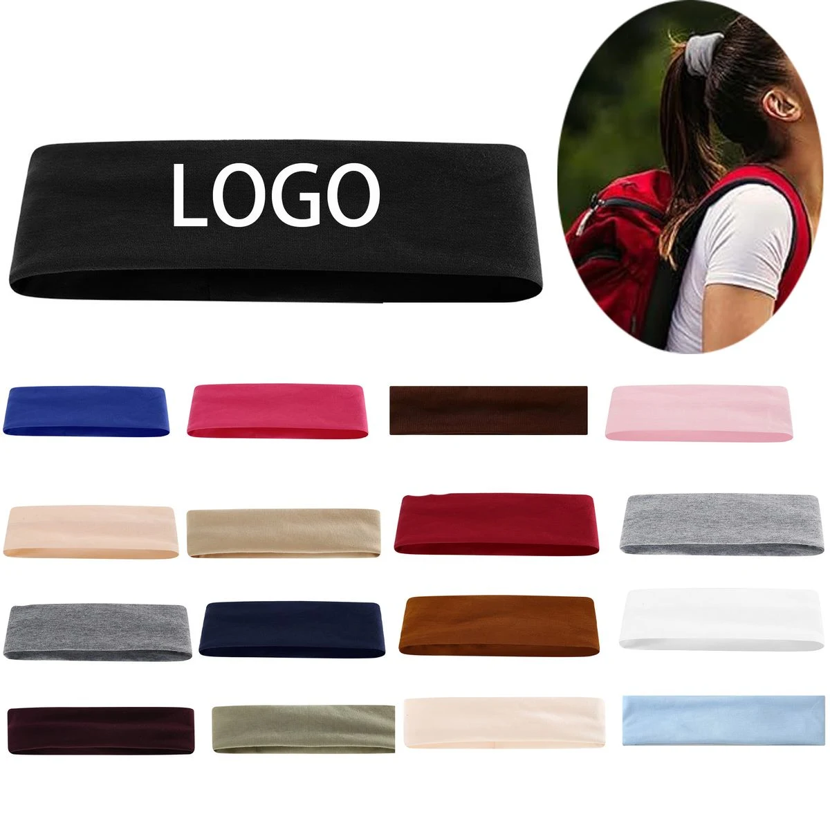 Non Slip Gym Headband Elastic for Women Workout 1