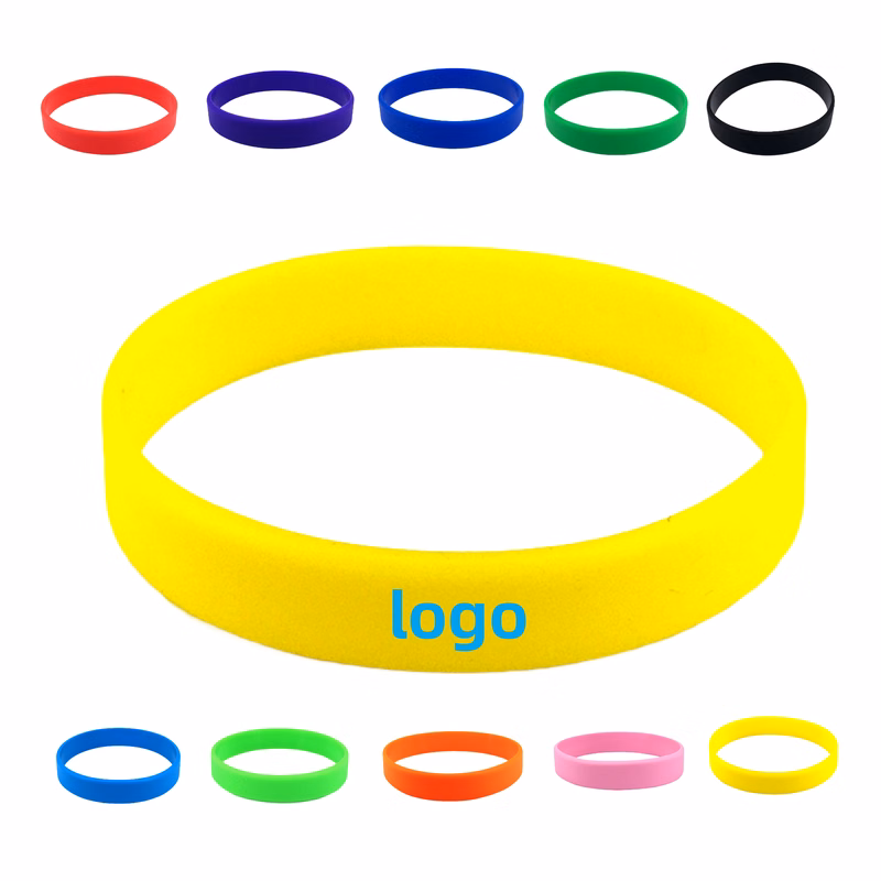 ?Bulk Promotional Wristbands-Solid Colors,50 MOQ & Bulk Discounts