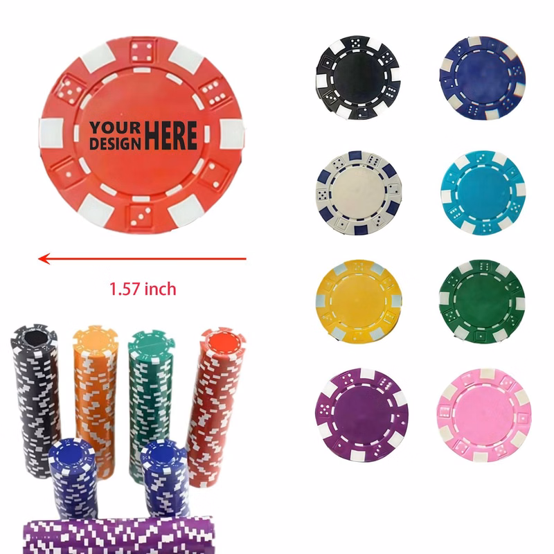 ABS Poker Chips with Iron Insert