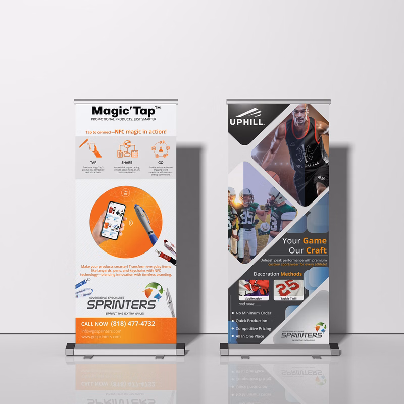 Roll Up Retractable Banner - 32" x 78.7