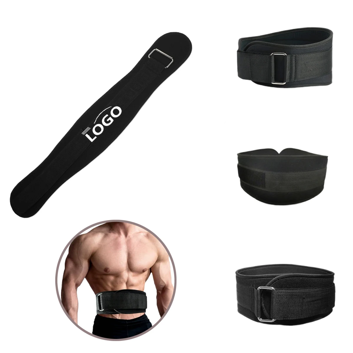 MOQ50 Custom Breathable Weightlifting Waist Belts 1