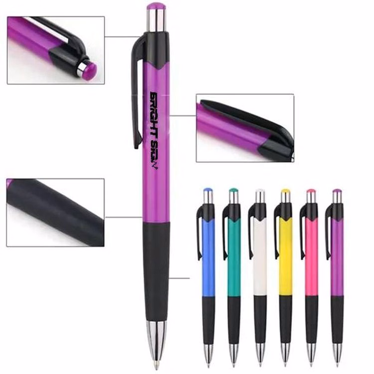Smooth Black Ink Retractable Ballpoint Pen  1.0mm Medium Point