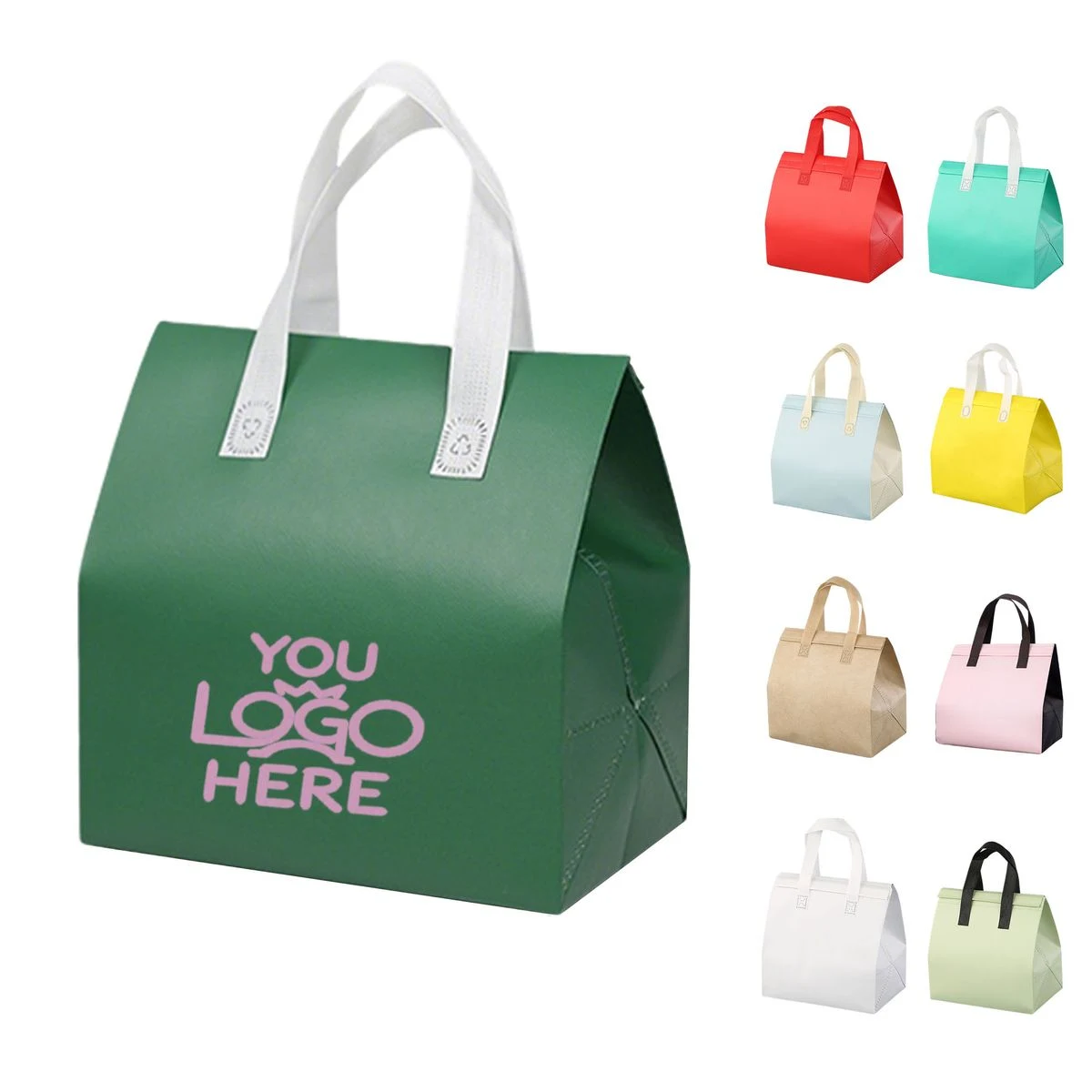 Non-Woven Aluminum Foil Takeaway Insulated Bag 1