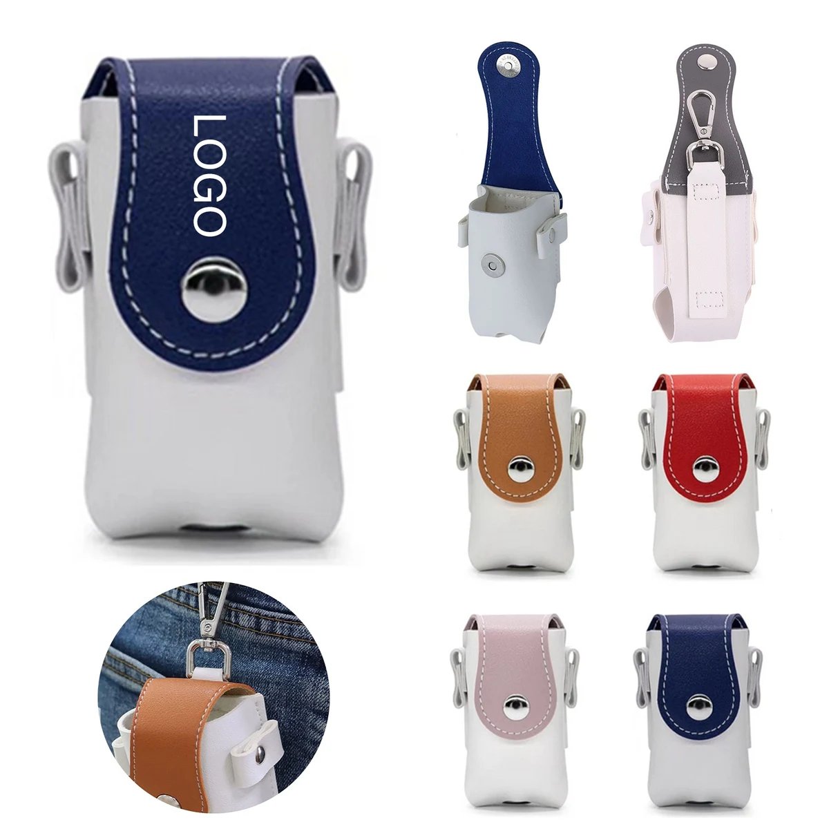 Portable Golf Tees Pu Leather 1