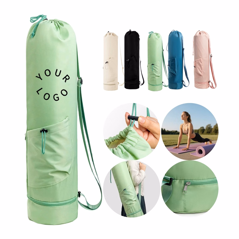 MOQ 50 Yoga Mat Backpack with Adjustable Straps