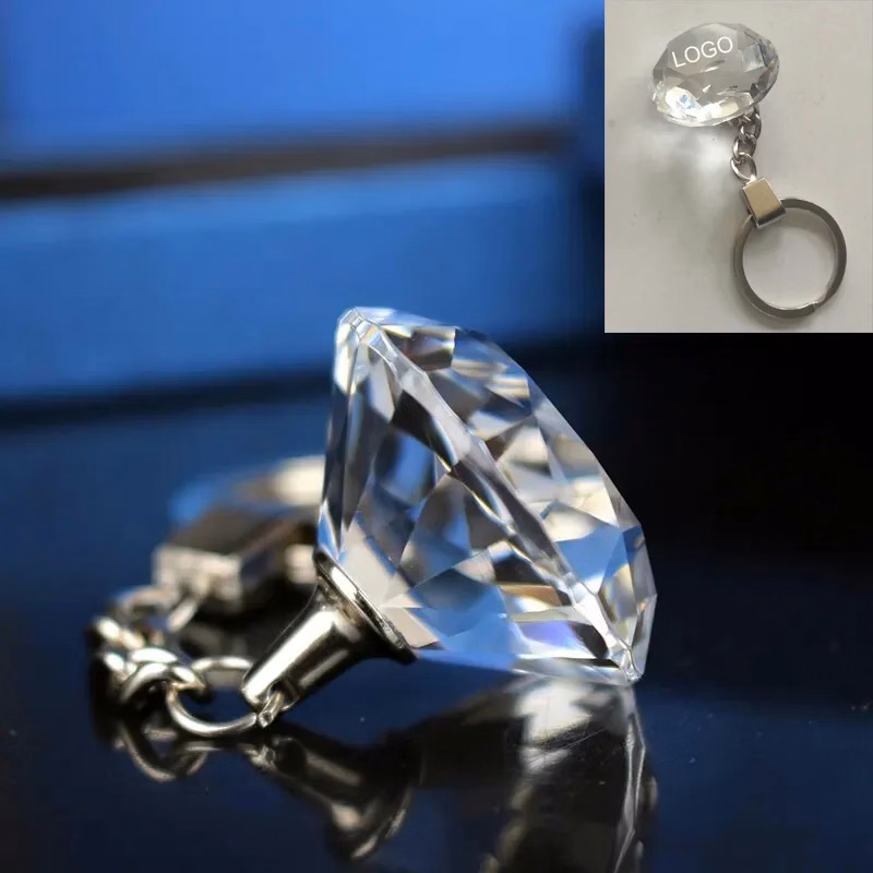 Personalized Diamond Crystal Keychain
