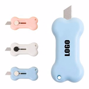 Bone Shaped Steel Carving Knife Detachable Blade