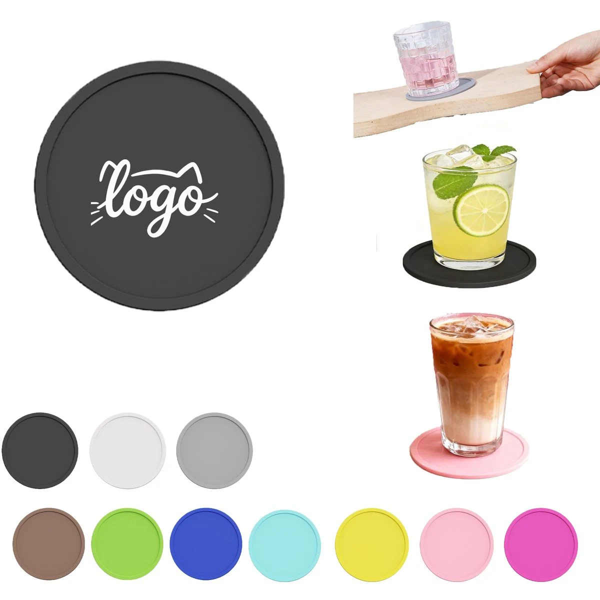 Premium Round Silicone Coaster for Modern Homes 1