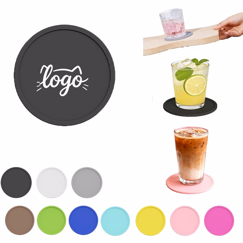 Premium Round Silicone Coaster for Modern Homes