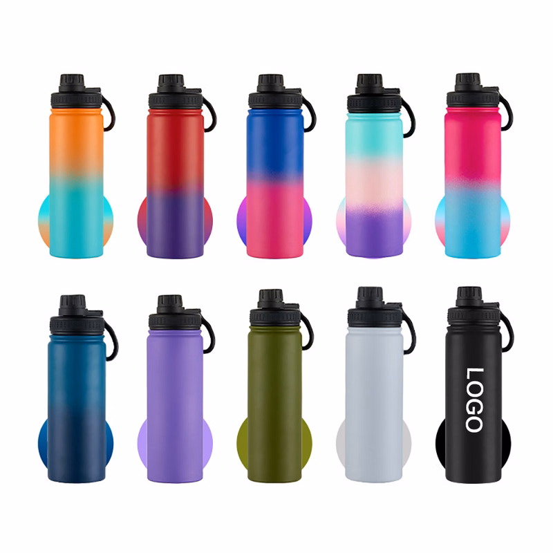 18 OZ Stainless Steel Sports Bottle Vacuum Cup