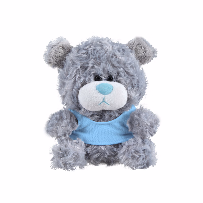 Soft Plush Gray Qbear with Tank top