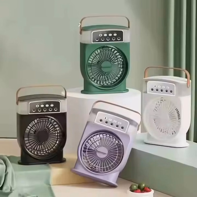 2000 mAh 5-Hole Mist Spray Mini Humidifying Fan