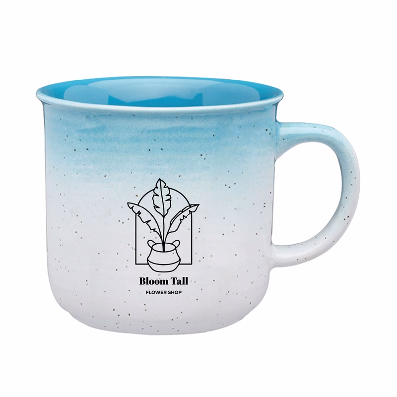 14 oz. Lucea Gradient Bistro Personalized Mugs(1 Color)
