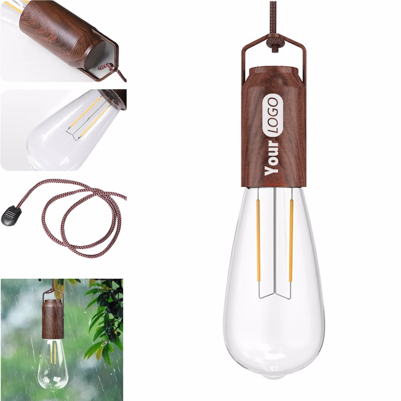Vintage String Light Courtyard Cafe Charging Camping Tent